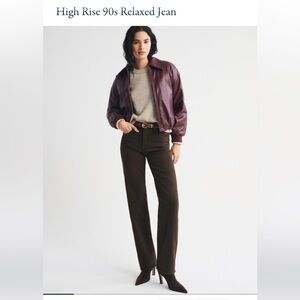 Abercrombie & Fitch High Rise 90s relaxed jean